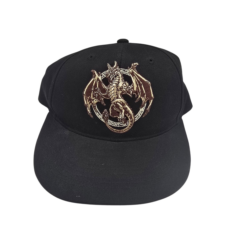 World‎ of Warcraft Dragonflight Blizzard Entertainment Black Snapback Cap Hat